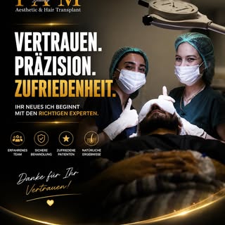 ✨ Hinter jedem starken Ergebnis steht ein starkes Team.

Eine erfolgreiche Haartransplantation begin