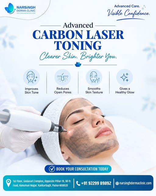 ✨ Reveal clearer, smoother and naturally glowing skin with Advanced Carbon Laser Toning.

If you're 