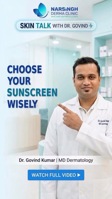 Dr. Govind Kumar (MBBS, MD Dermatology) is reel me bata rahe hain ki sunscreen sahi tareeke se kaise