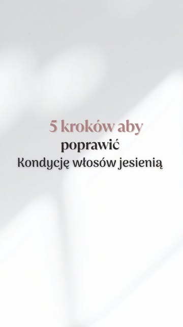 🍂 Jesień nie musi oznaczać suchych, matowych i trudnych do ujarzmienia włosów.

Zmiana temperatury,