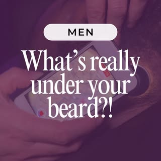 Most men never see what's hiding underneath their beard until we put it under the camera. 👀

Dry sk