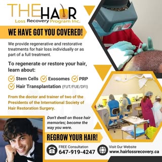 Are you suffering from hair thinning or excessive hair loss? We can help with our regenerative and r