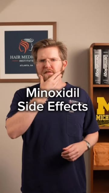 Thinking of starting minoxidil? 💊 Here’s what you need to know about side effects before you do. #H