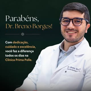 Feliz aniversário, Dr. Breno!
Você faz a diferença todos os dias em nossa clinica.