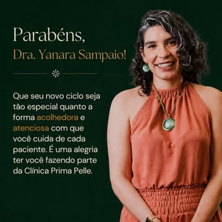 Feliz aniversário, Dra. Yanara! 
Você faz a diferença todos os dias em nossa clinica.
