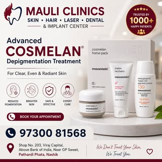 ✨ Say Goodbye to Pigmentation! ✨

Get clear, bright & even-toned skin with Advanced Cosmelan® Depigm