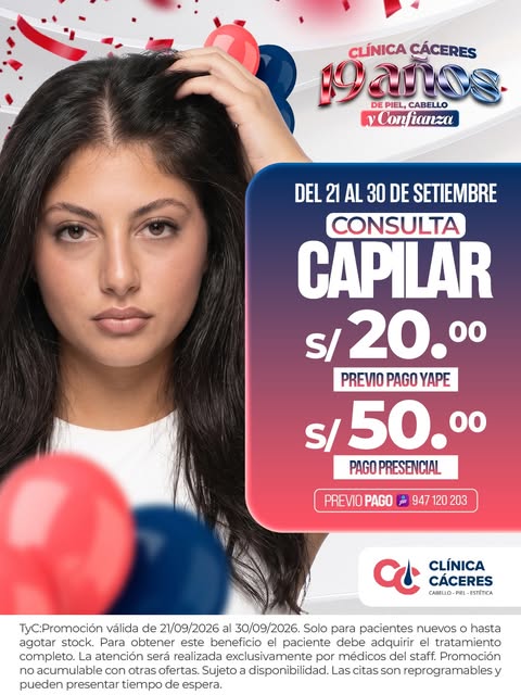 🎉 ¡ESTAMOS DE ANIVERSARIO! 🎉

Celebramos nuestros 19 años con descuentos especiales en consultas d