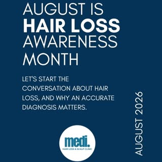 This August, Let's Start the Conversation About Hair Loss, and Why an Accurate Diagnosis Matters.

1