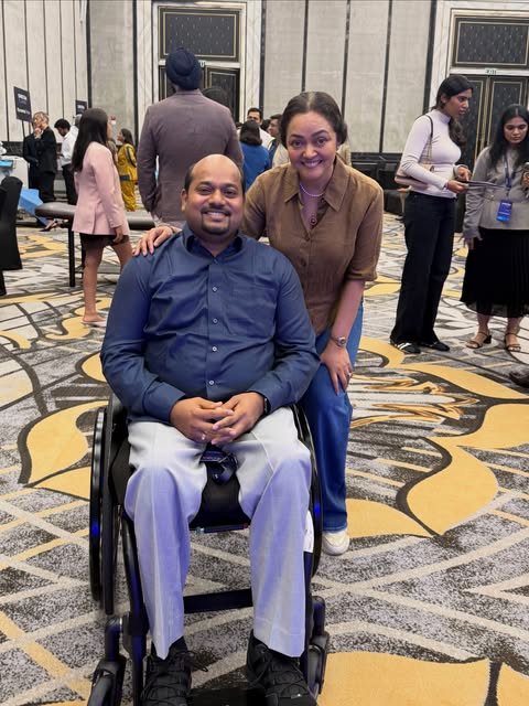 A truly special moment meeting Dr. Rashmi Shetty — someone I’ve looked up to and admired for years. 