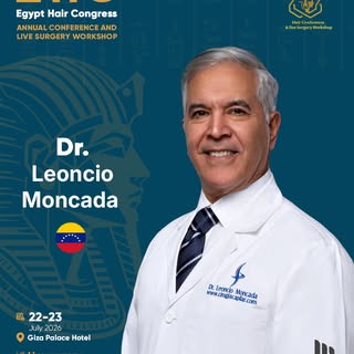 Meet Our International Faculty
We are honored to welcome Dr. Leoncio Moncada 🇻🇪 to Egypt Hair Cong