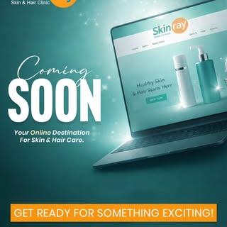 Get ready for a new way to care for your skin & hair. 💫
Skinray Cart is coming soon with trusted pr