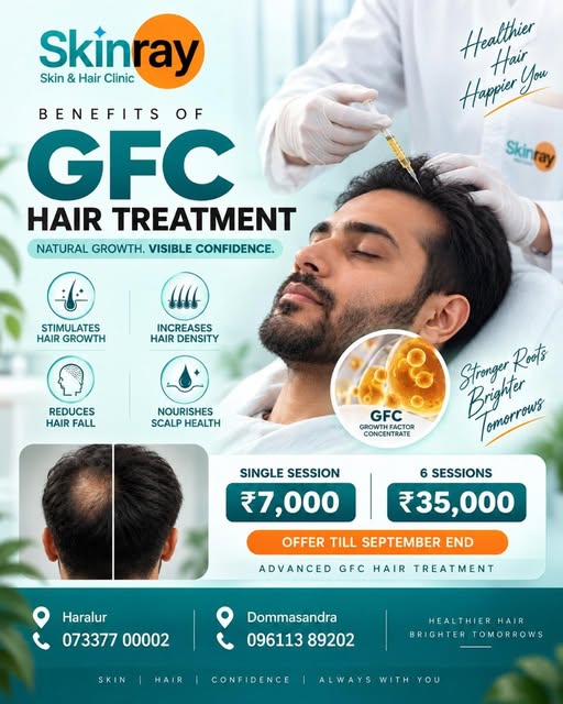 GFC HAIR THERAPY — 6 SESSIONS ✨

Stronger roots. Healthier hair. Better growth. 💫

🔥 Grab our excl
