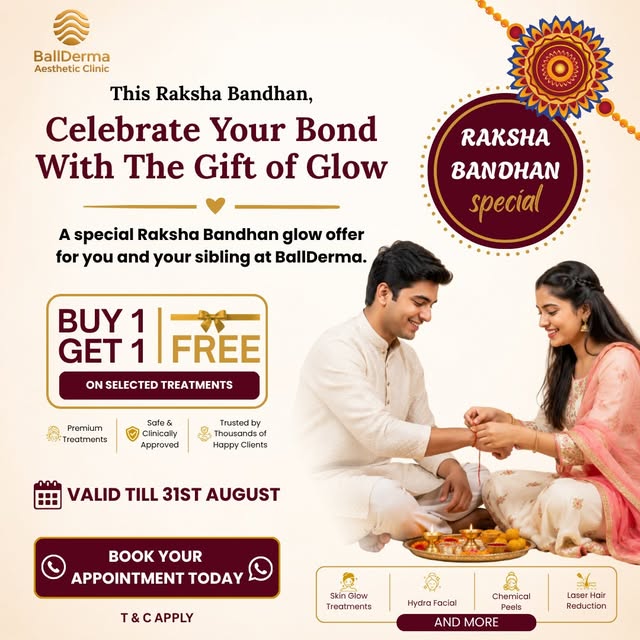 This Raksha Bandhan, celebrate the bond you share with your sibling with a little extra care and glo