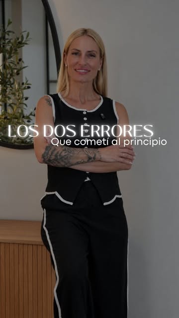 Hoy te hablo de 2 errores que cometí al principio…

Aunque, siendo sincera, realmente no fueron erro