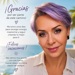 ☀️ ¡GRACIAS POR ESTAR AHÍ! ☀️

Llega el momento de hacer una pequeña pausa, descansar, recargar pila