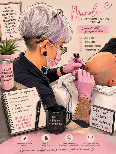 Mi pasión, tu confianza

✨��Técnica y precisión
✨Empatia
✨��Resultados naturales
��✨Clientes felices