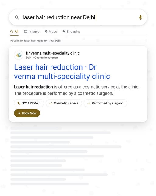 Experience effective laser hair reduction at Dr Verma Multi-Speciality Clinic, performed by the best