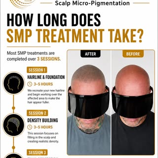 Real Results Don’t Happen Overnight.

Most SMP treatments are completed over 3 sessions, each design