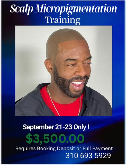 This month only $3,500. Normally $5,000.00
Here is your chance to learn Scalp Micropigmentation,star
