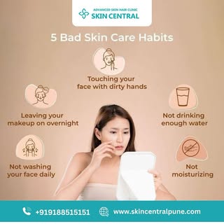 5 Bad Skin Care Habits You Should Avoid 

🚫 Touching your face with dirty hands
🚫 Leaving your mak