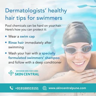 Love swimming but hate what it does to your hair?
Chlorine can dry out your hair, weaken the strands