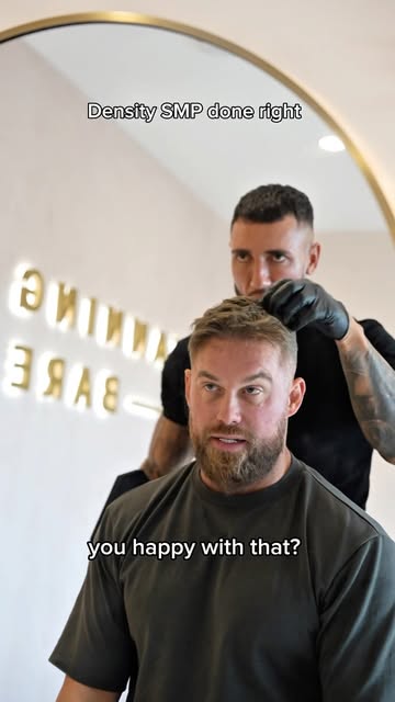 We specialise in Density SMP. This is for anyone who still has hair but has noticed loss of density 