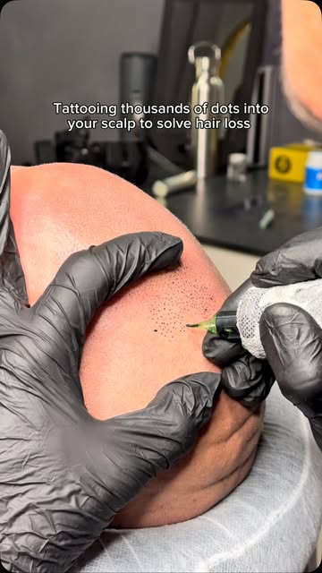 SMP solves hair loss one tattooed dot at a time. That’s right, we tattoo pigmented dots into your sc