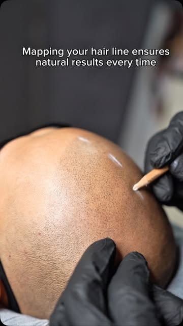 Before locking In your SMP, make sure your artist can confidently map your hair line. This ensures a
