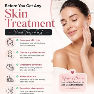 Before You Get Any Skin Treatment, Read This First!

Your skin is unique, and every treatment should
