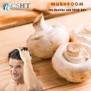 Mushroom contains copper which is beneficial for your hair as it facilitates the absorption of iron 