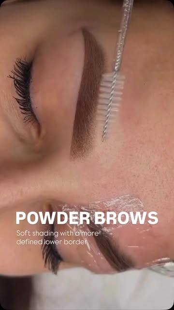 Powder Brows can look different on everyone. 🤍

They can be super soft with no defined borders, hav