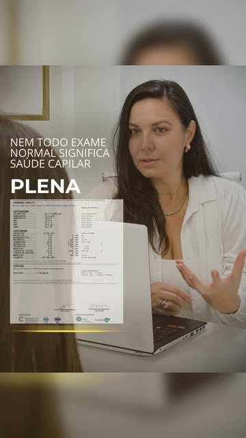 Nem todo exame laboratorial normal significa saúde capilar plena.

Seus exames podem estar dentro do