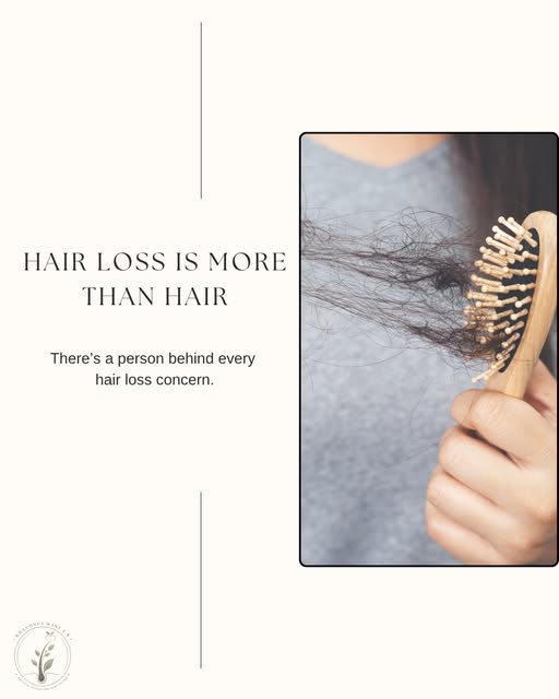 Hair loss is more than hair. 💙

And sometimes I think we get so focused on finding out what is happ