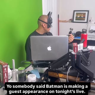 Stop in and say wassup AND chop it up with Batman! 😂🤘🏽 TikTok: @davidxhustlebutter

Happy Batman 