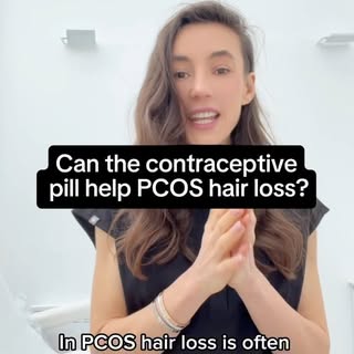 Can the contraceptive pill help with hair loss in women with PCOS? 🤍

If you have PCOS (polycystic 