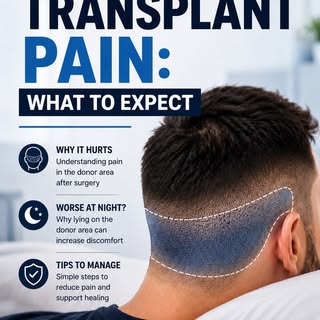 Hair transplant pain: what should you expect?

For most patients, discomfort following an FUE hair t