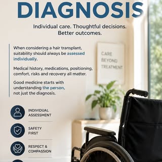 Today reminded me that a diagnosis is only one part of understanding the person in front of you.

Wh
