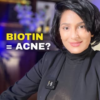 Started biotin and suddenly breaking out?
It might not be a coincidence.
In this reel, I explain why