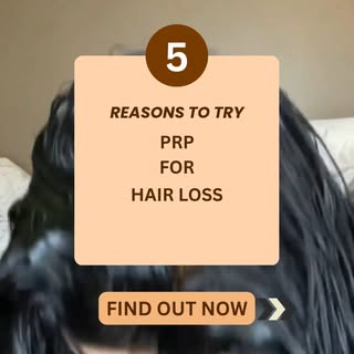 Hair loss doesn’t always mean you have to settle for thinning hair. 🧑‍⚕️✨PRP therapy uses concentra