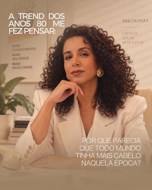 Os cabelos dos anos 80 tinham uma característica impossível de ignorar: volume.

Mas, se hoje você p