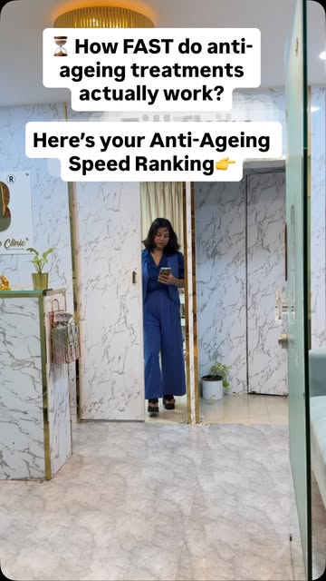 ⏳ How FAST do anti-ageing treatments actually work?

Here’s your Anti-Ageing Speed Ranking 👇🏻

🥇 