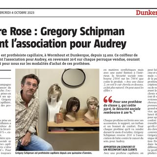 merci à sylvie de la voix du nord pour cet article #pouraudrey  #solidaire  #octobrerose  #cancerdus