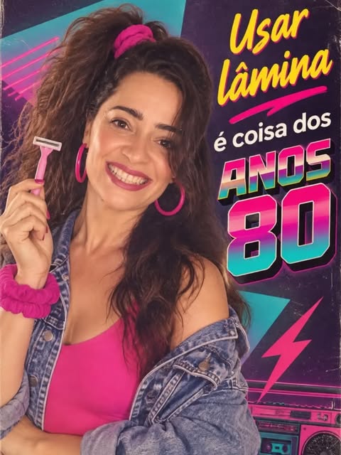 Se você ainda usa lâmina todo dia, ou encara a cera... amiga(o), estamos em 2026! 😂

Nos anos 80 at