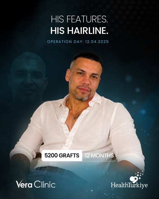 He looks sure of himself, doesn’t he?

There are 5200 grafts behind that confidence.

Fernando’s 12-