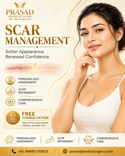 Say goodbye to stubborn marks and hello to renewed confidence! ✨ At Prasad Aesthetic Clinic, our adv