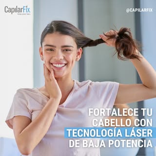 Este tratamiento promueve el flujo sanguíneo y fortalece los folículos pilosos mediante un láser esp