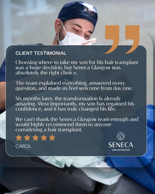 ⭐Choosing a hair transplant is a life-changing decision, and we're honoured to be part of that journ