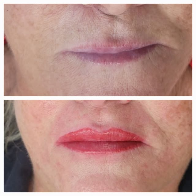 👄 Did you know that lip blush is a form of tattooing that defines shape and color?