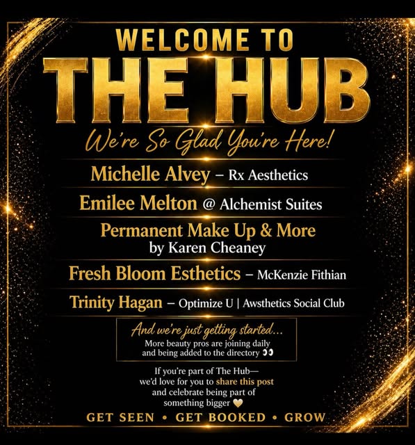 WELCOME TO THE HUB ✨

These beauty professionals are stepping into visibility—
and getting seen.

We