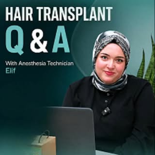 Have questions about hair transplantation? 💬
Our Anesthesia Technician Elif answers the most common